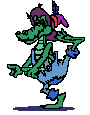 Dansende krokodil